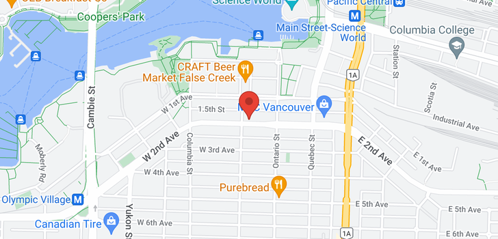 map of 204 89 W 2ND AVENUE